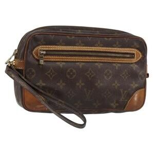 LOUIS VUITTON Monogram Marly Dragonne GM Clutch Bag M51825 LV Auth bs30864